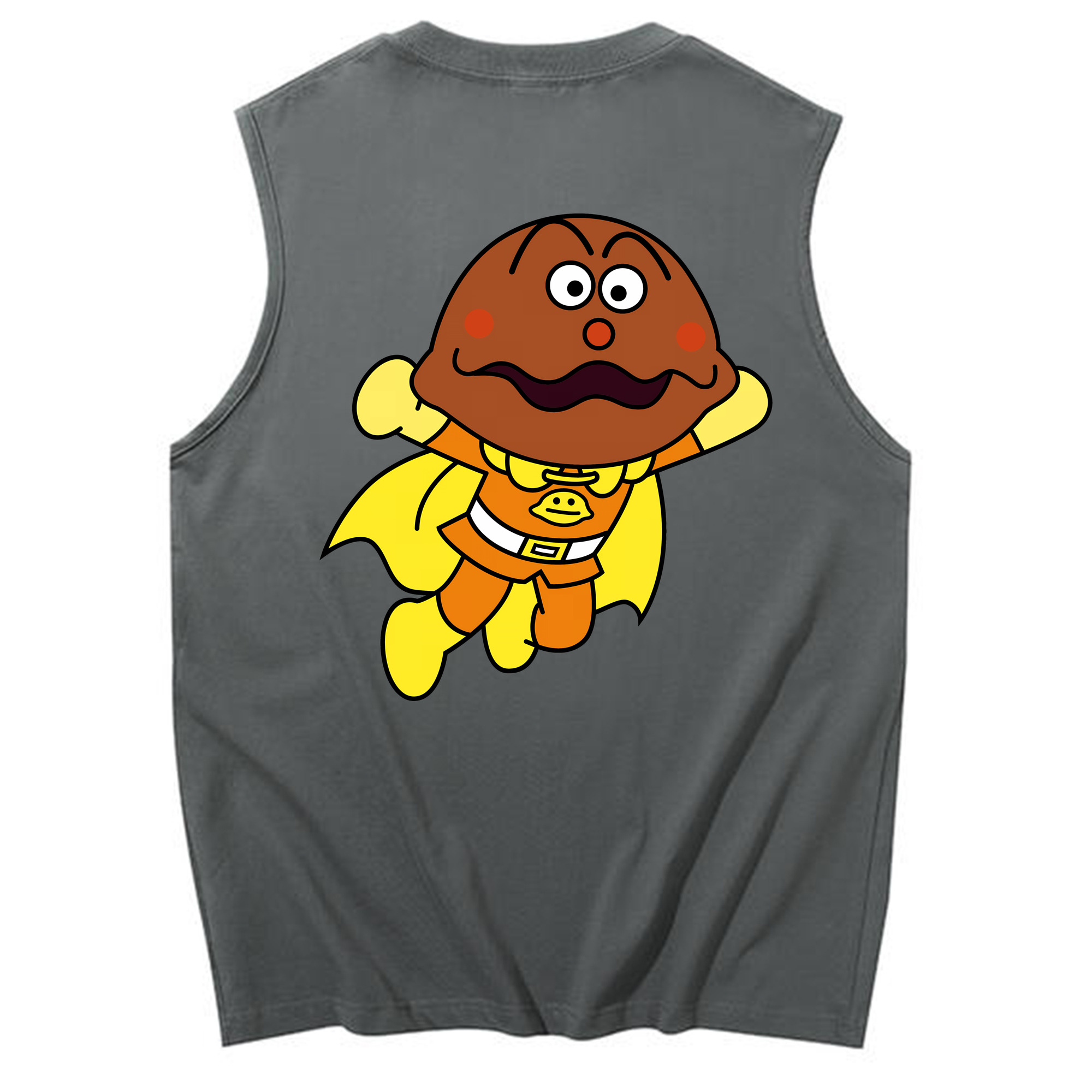 （画像用） アンパンマン Anpanman コットン100％タンクトップ（背面プリント）